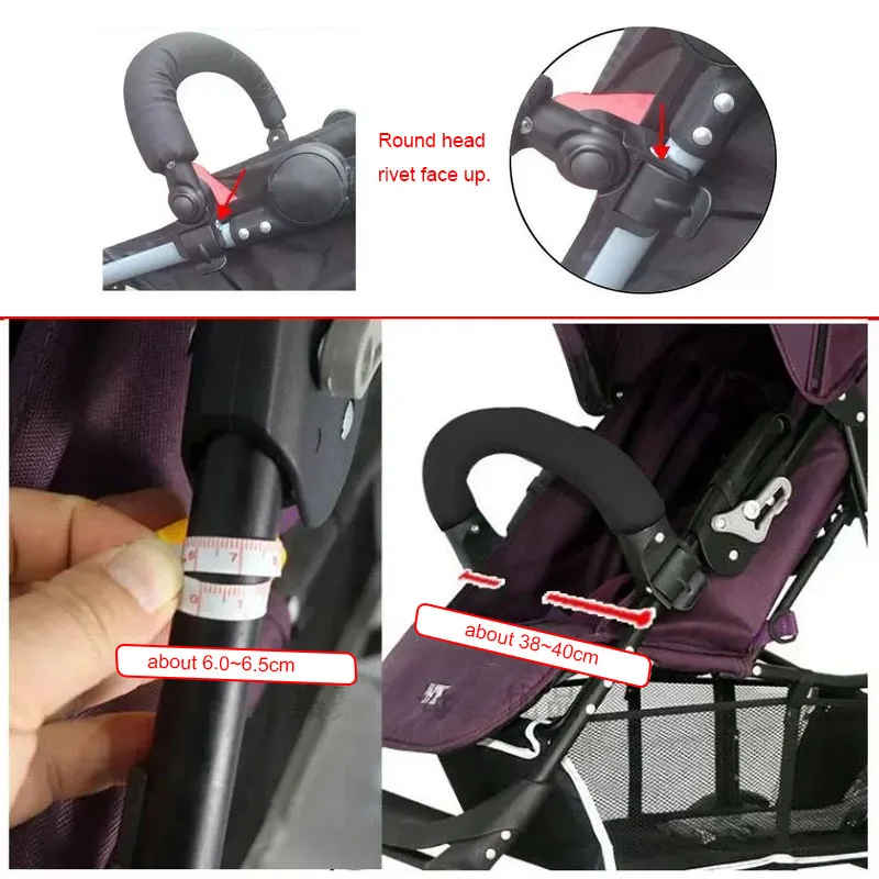 Stroller Armrest For Maclare Techno Xt Xlr Buggy Bumper Bar Adjustable Handrail Safety Bar Baby Replace Accessories