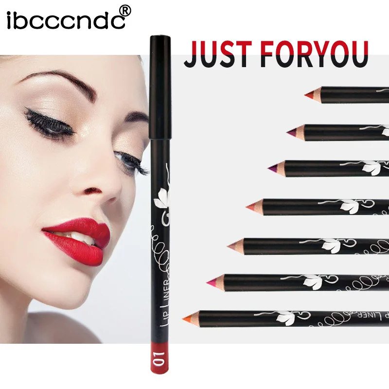 Matte Lipliner Longlasting Waterproof Easy to Wear Nude Lipstick Liner Pen Matt Lips Makeup 1 Piece
