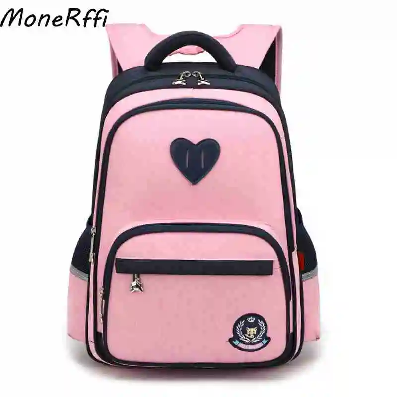 

MoneRffi Waterproof Children School Bags Primary Backpacks Boy Girl Kids Satchel Schoolbag Orthopedic Backpack Mochila Infantil