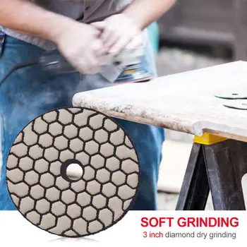 

Diamond Dry/Wet Polishing Pads Marble Granite Concrete Diamond Abrasive Discs Polishing Pad Power Tools Supplies