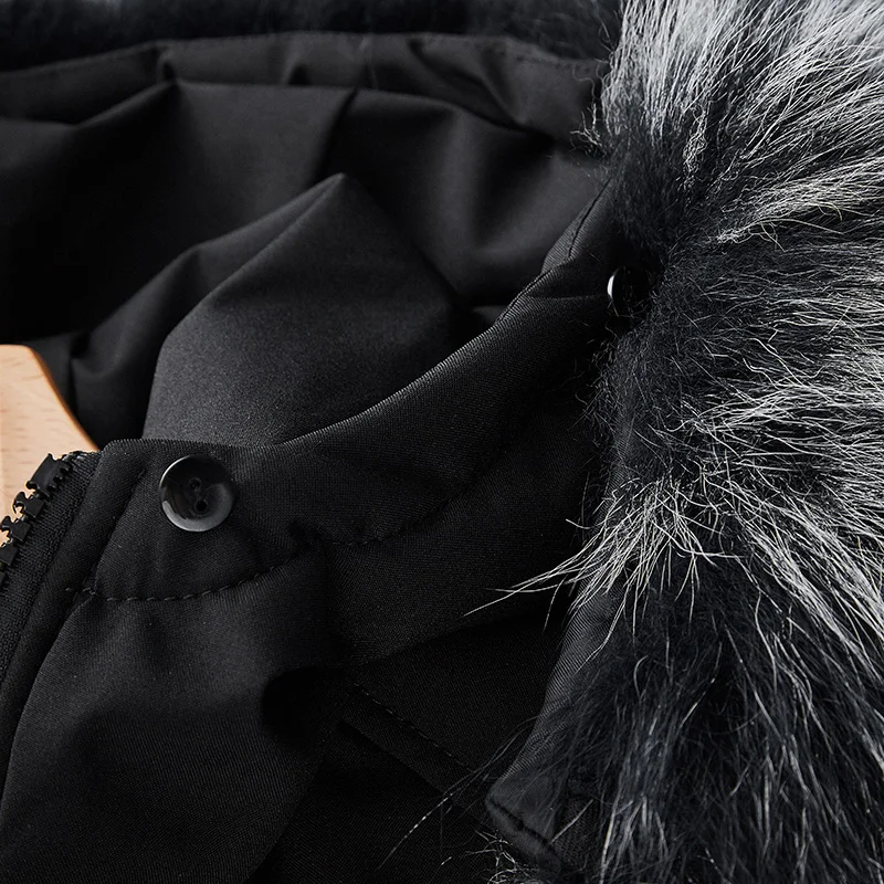 New Fashion Brand Duck Down Jacket Men Fur Collar Winter Jacket Men Thick Warm Mens White Duck Down Coat Jaqueta Masculina