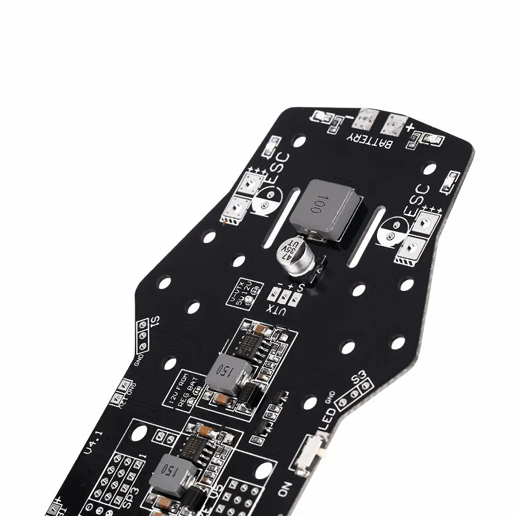 CC3D PDB PCB Power Distribution Board 5/12 BEC Buzzer LED With OSD Port For QAV250 Mini FPV Quadcopter Frame