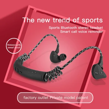 

M12 Neckband Wireless Bluetooth 5.0 Earphone Music Headset Sport Earbuds Earphone With Mic For IOS Android 5G Phone Fast Ship