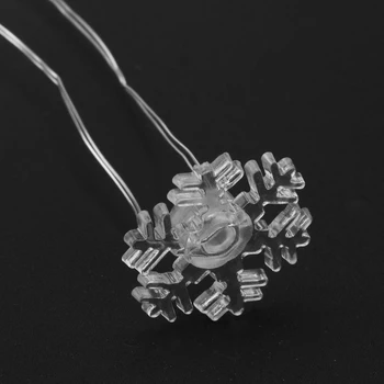 

Waterproof LED Snowflake String Light Battery USB Multicolor Lamp for Decor Garland Party Wedding Holiday Christmas Decoration