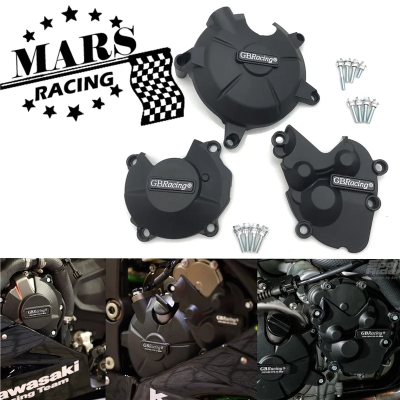 

Для нового KAWASAKI ZX6R ZX636 2007-2021 2014 2015 2016 2017 2018 2019 2020 Защитная крышка двигателя с защитой от падения