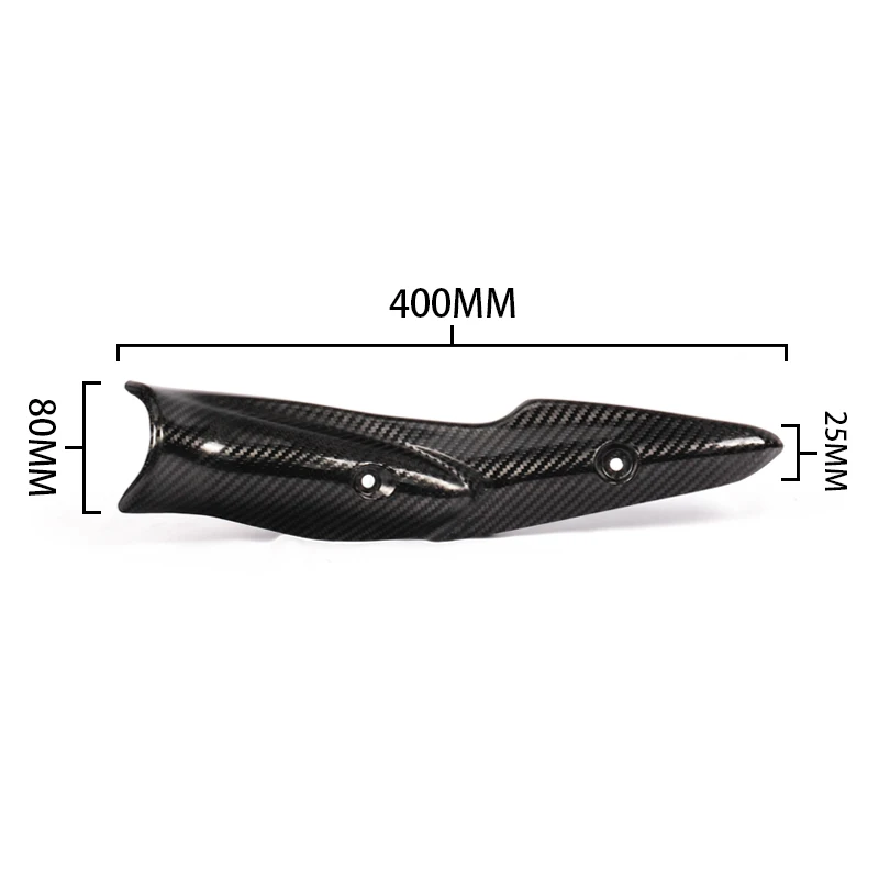 Крышка средней трубы мотоцикла Akrapovic выхлопной угольный молниеотвод для HONDA CB 125 190 350 400 500 600 650 750 900 1000 R S F - Цвет: N