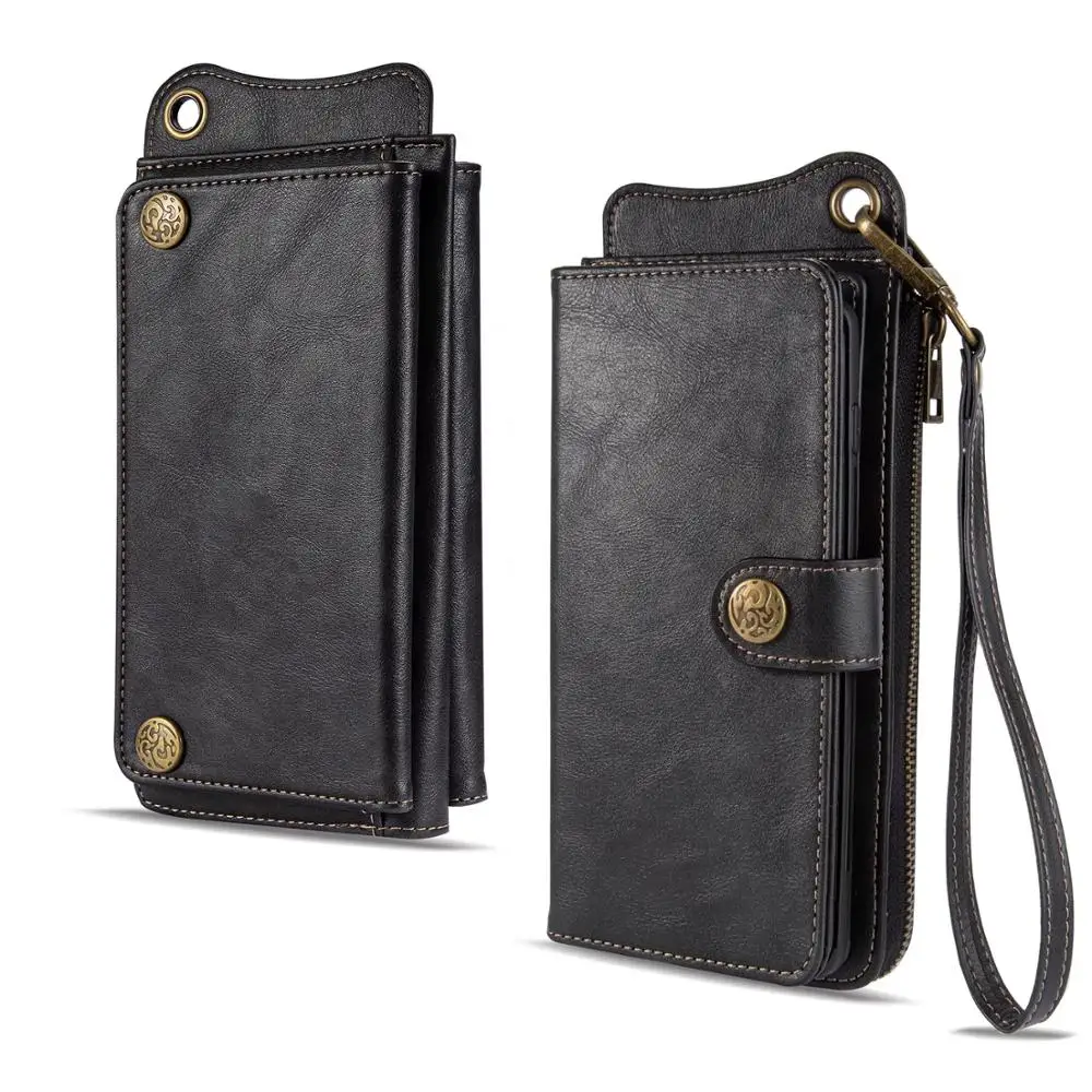

Versatile for iPhone 11 11Pro 11Promax mobile wallet real leather card design for iPhone 6 6s 7 8 plus phone case bag