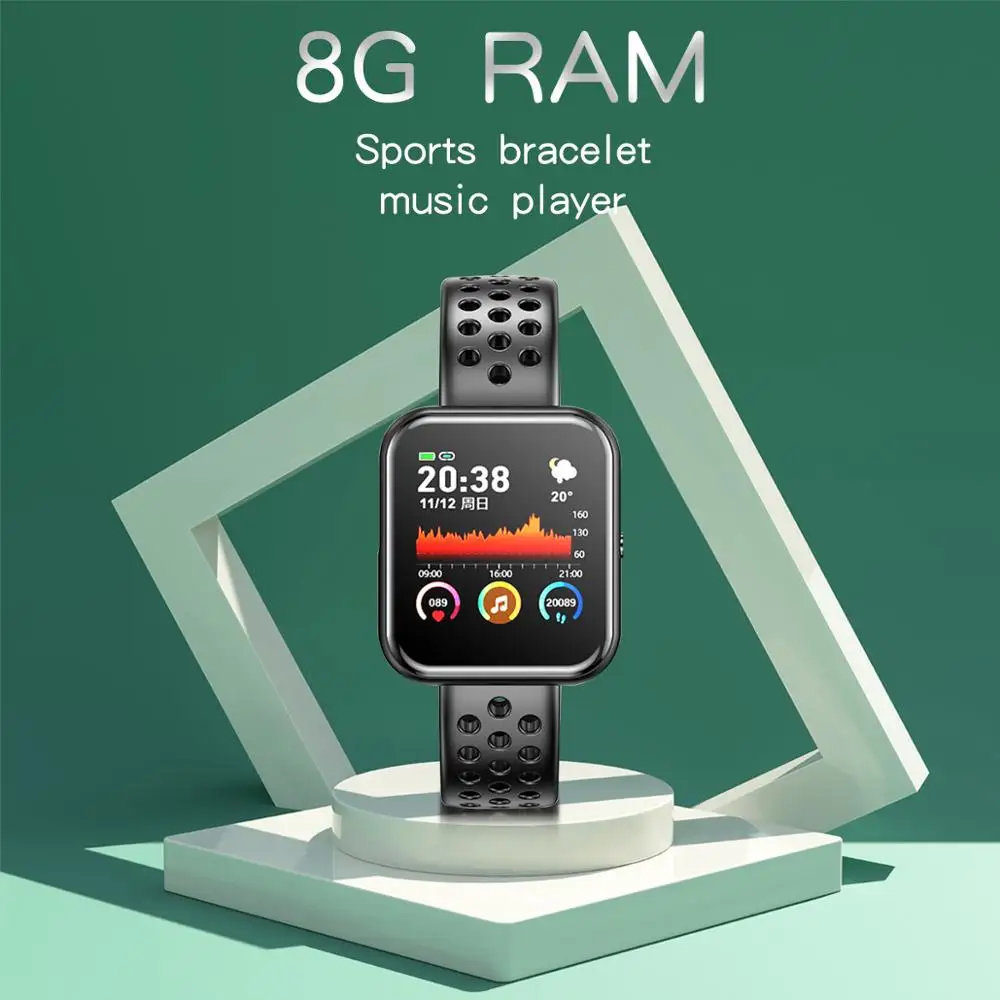 

New 2020 VTJ Smart Watch Heart Rate with GPS 5ATM Waterproof Smartwatch Support For Android IOS 8GB RAM