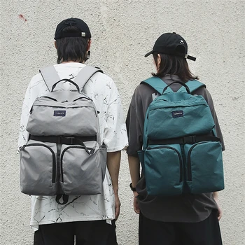 

Backpack Studio Couple Schoolbag 2020 New Large Capacity Female Backpack Student Schoolbag Travel Bag