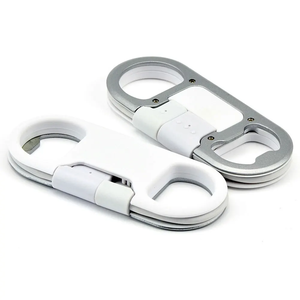 Портативный микро USB кабель мин открывашка в виде ключа с кольцом строка данных для samsung Huawei ZTE Nexus lenovo Xiaomi Meizu зарядное устройство линия
