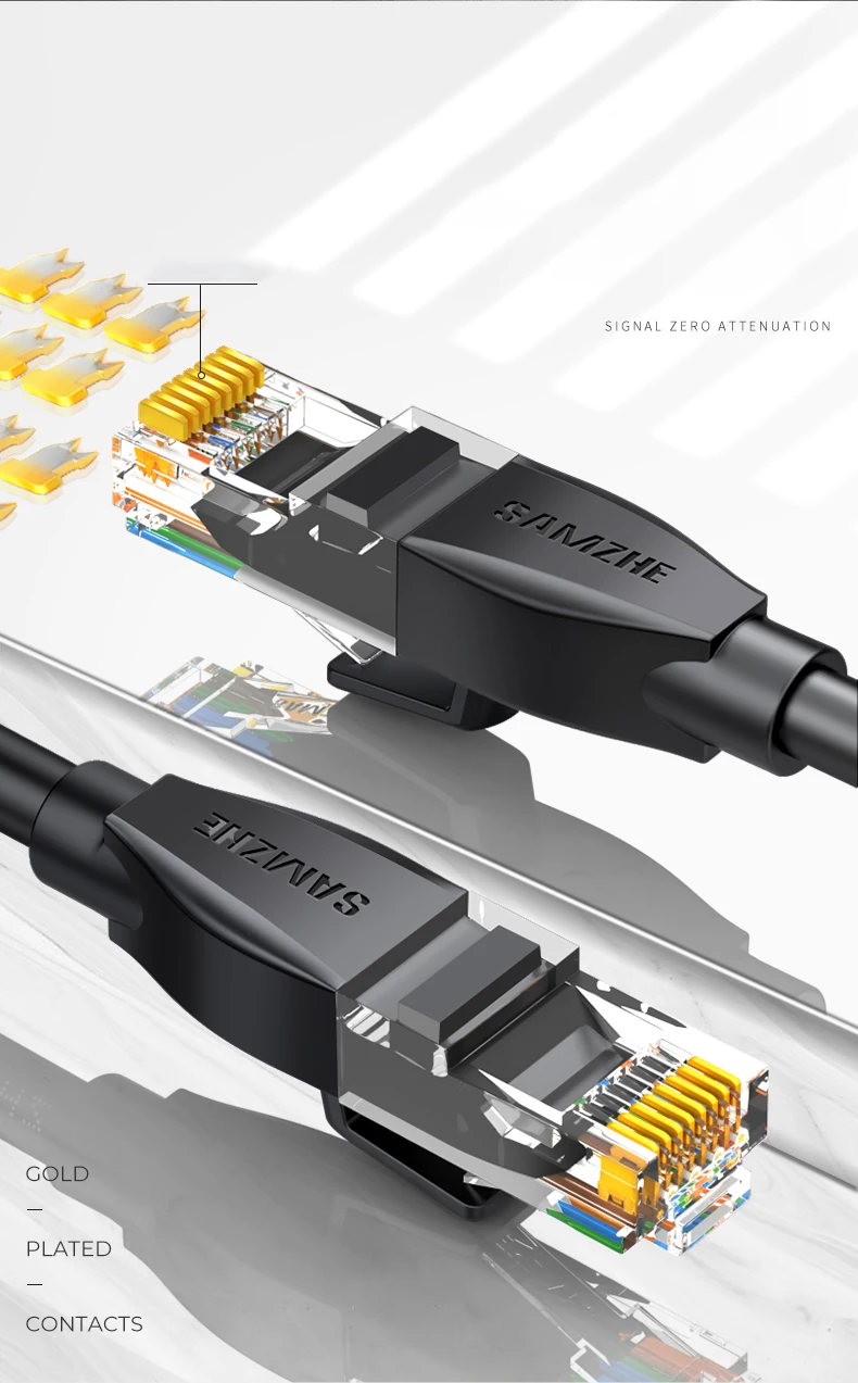 Кабель Gigabit Ethernet Медный Cat6 UTP CAT 6 RJ45 сетевой кабель 20 м/30 м/40 м/50 м шнур для ноутбука маршрутизатор RJ45 сетевой кабель