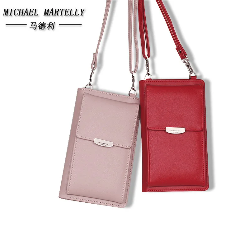 

2019 Japanese Korean New Style Women's Long Mobile Phone Bag Large Capacity Large Bills Students Cross-body Wallet Fashion-Walle