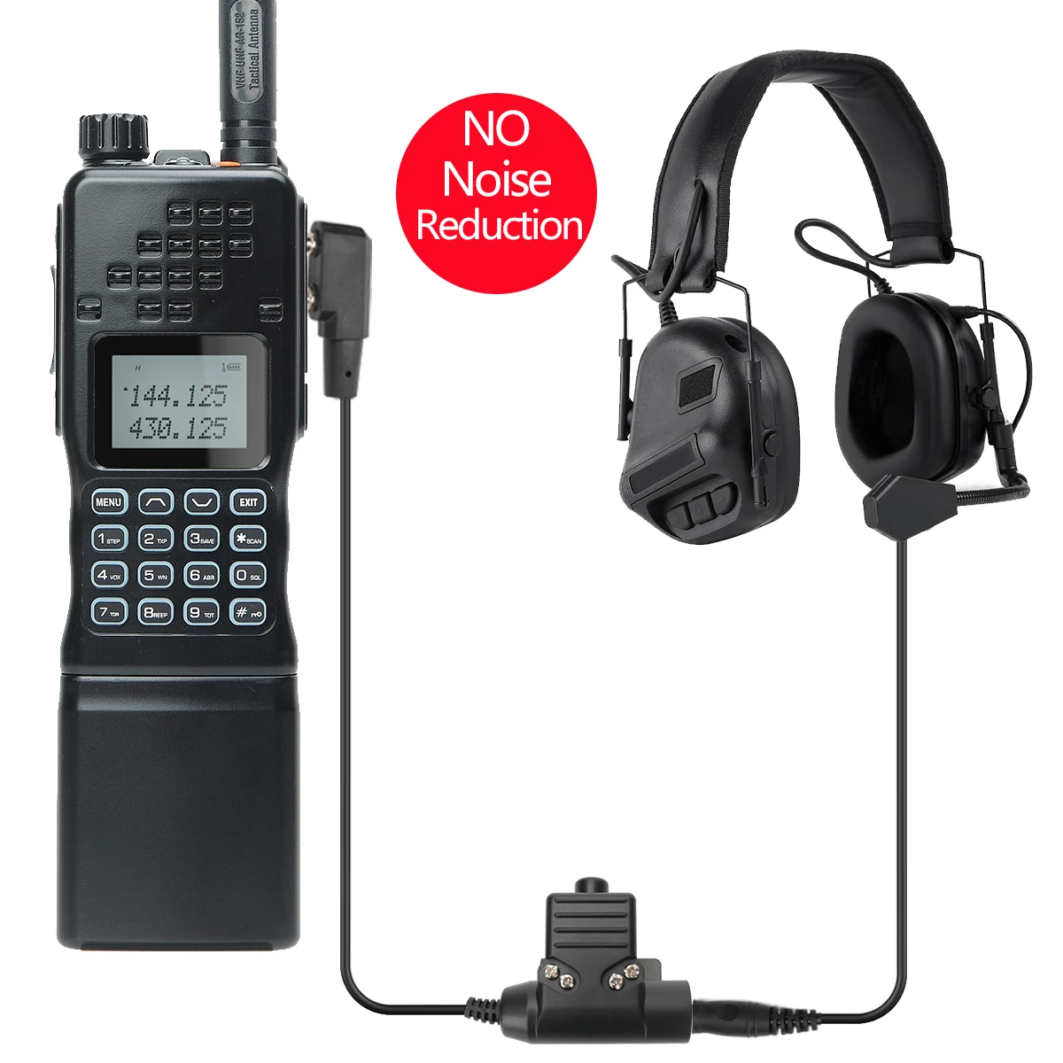 2 way radio Baofeng AR-152 15W Walkie Talkie Tactical Two way Radio with Noise Reduction Sound pickup Headset  Dual Band Radio AN /PRC-152 walkie talkie Walkie Talkie