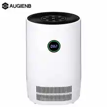 AUGIENB Air Purifier For Home True HEPA Filters Desktop Purifiers Filtration Air Cleaner 200 m3/h CE for Smokers Pollen PM2.5 Household Appliances AUGIENB Air Purifier For Home True HEPA Filters Desktop Purifiers Filtration Air Cleaner 200 m3/h CE for Smokers Pollen PM2.5 Household Appliances