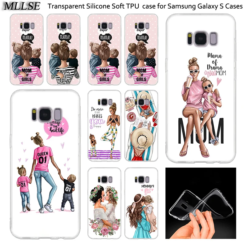 Популярный Мягкий силиконовый чехол для маленьких мам и мальчиков Samsung Galaxy Note 10