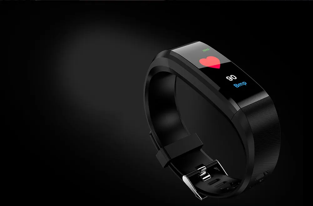 115Plus Smart Bracelet 0.96 inch ST - 17H25 16KB RAM 512KB ROM Heart Rate Monitor Step Count Sedentary Reminder IP67 80mAh Built-in