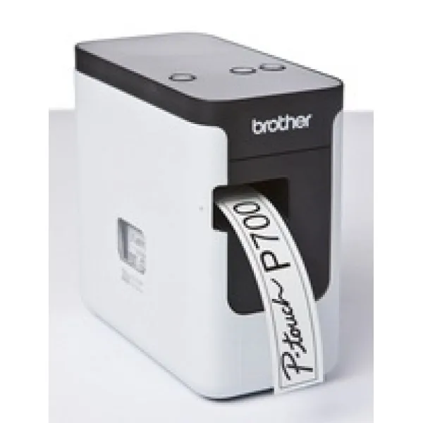 Термопринтер brother p-touch pt-p700 (для печ.накл.) стационарный черный/белый | Компьютеры и