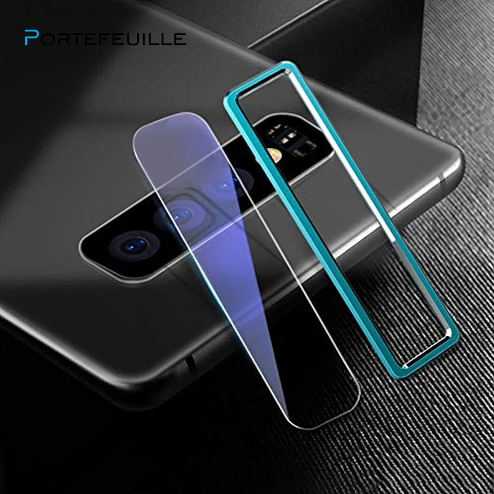 

Back Camera Lens Screen Protector Tempered Glass Metal Rear Case For Samsung Galaxy S10 Note10 Screen Protective Lens Ring Cover