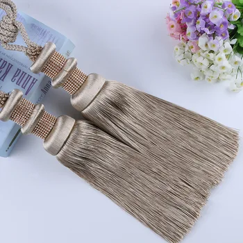 

New Chinese Antique Polyester Hand-made Curtain Hanging Ball Tassels Curtain Tiebacks Bandages Brushes Curtain Accessories
