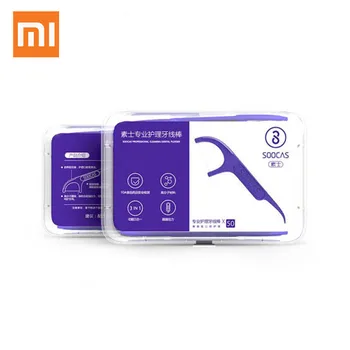 

Xiaomi SOOCAS Superfine Dental Floss Teeth Stick Tooth Picks Wire Oral Hygiene Tooth Interdental 50Pcs Box For Smart home