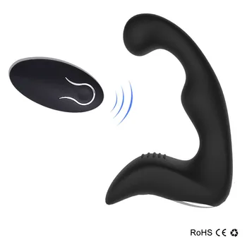 Remote Control Prostate Massager USB Charging Anal Butt Plugs G-Spot Vibrator Silicone Adult Sex Machine Toys shop For Men Women 1