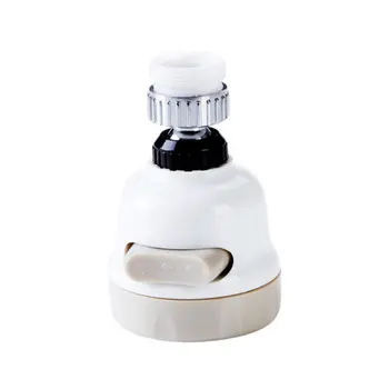 

Adjustable rotating shower kitchen water filter nozzle Faucet booster ABS Silica gel Stainless steel Free rotation positioning