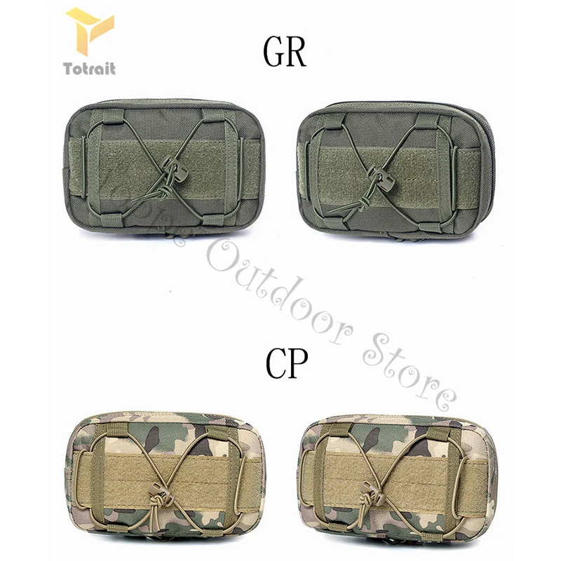 TOtrait 10000D Outdoor Camping Molle Pouch Tactical receive small pocket Military Wallet Waist Packs Travel Hunting Rifle Bag
