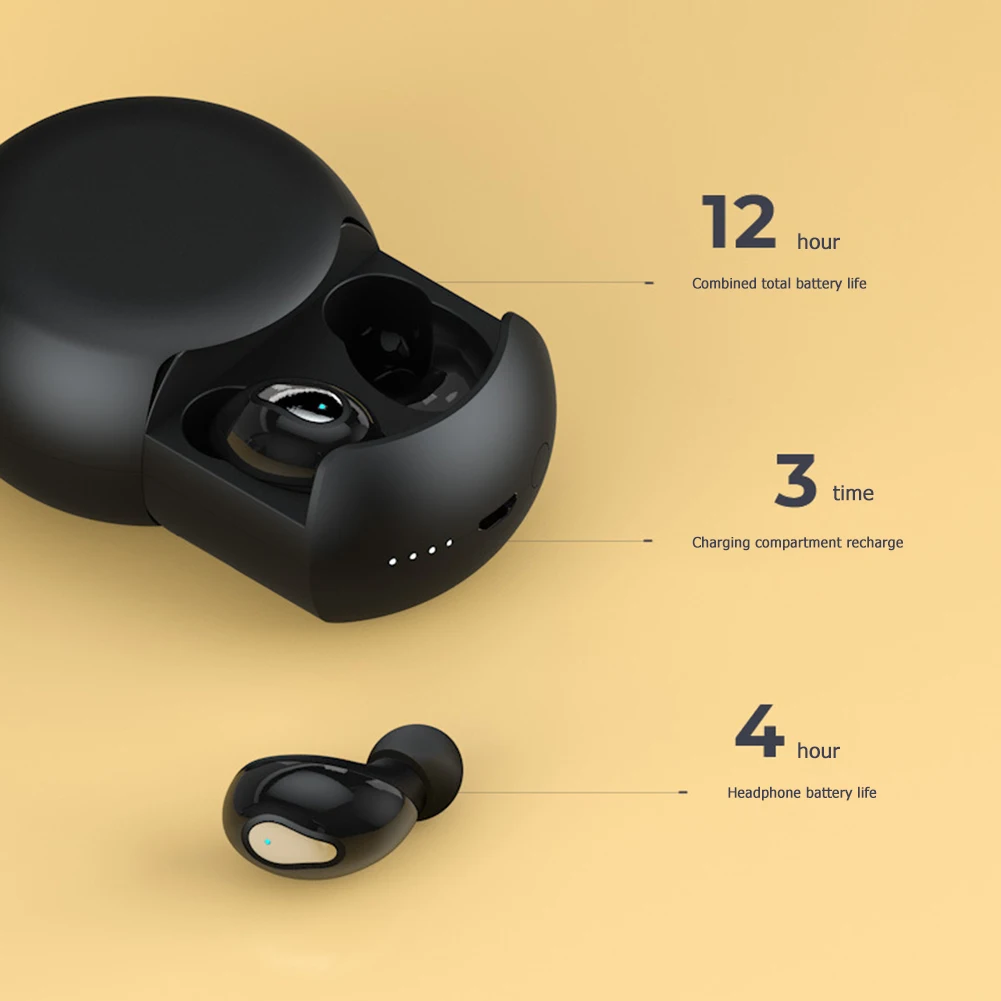 TWS Bluetooth 5 0 Earbuds Wireless Stereo Sports Headphones with Microphone Earpiece Bluetooth Sport Earbuds Headset