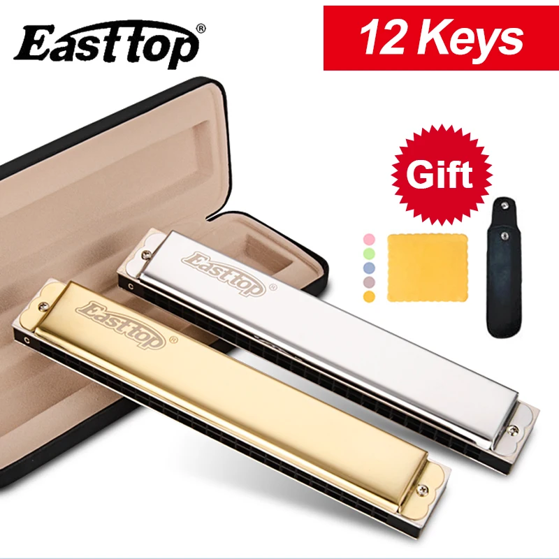 Easttop 24 Отверстия профессиональная гармоника Tremolo A # B C D E F G рот орган музыкальный