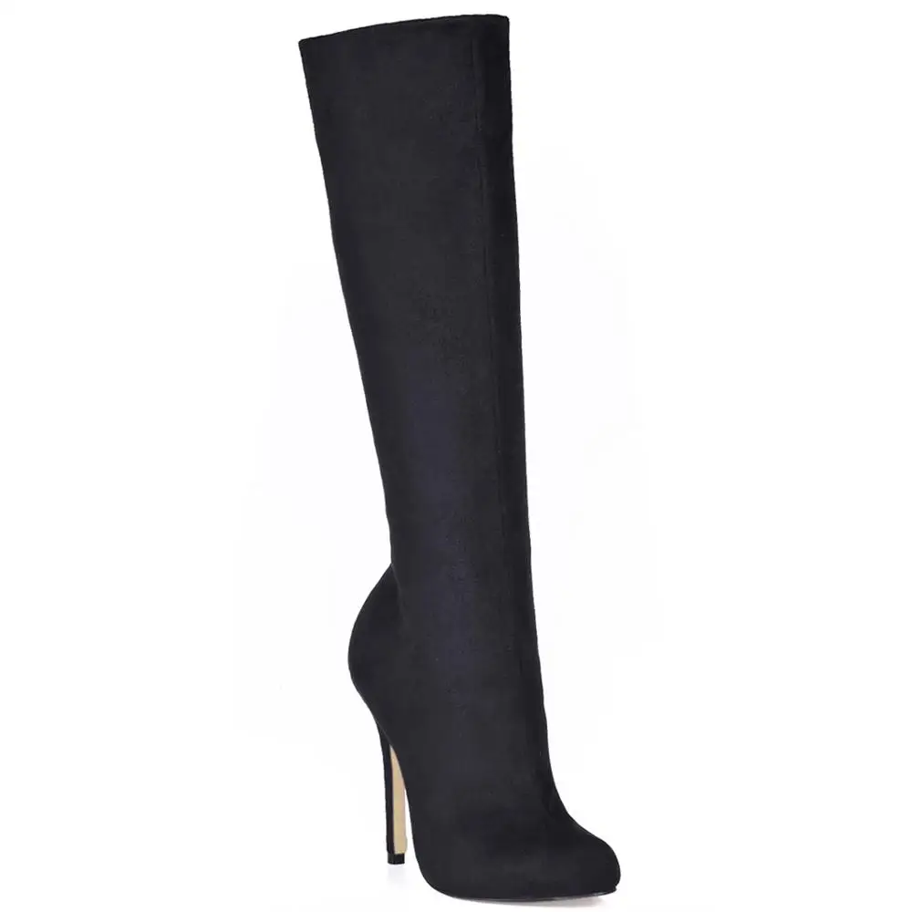 Пикантные вечерние женские сапоги на высоком каблуке шпильке Rodilla Botas Mujer Zapatos de