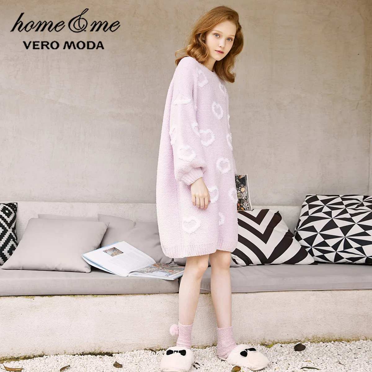 Vero Moda новые женские в форме сердца Воздушные рукава пижамы платье | 319446545 - Цвет: Lilac snow