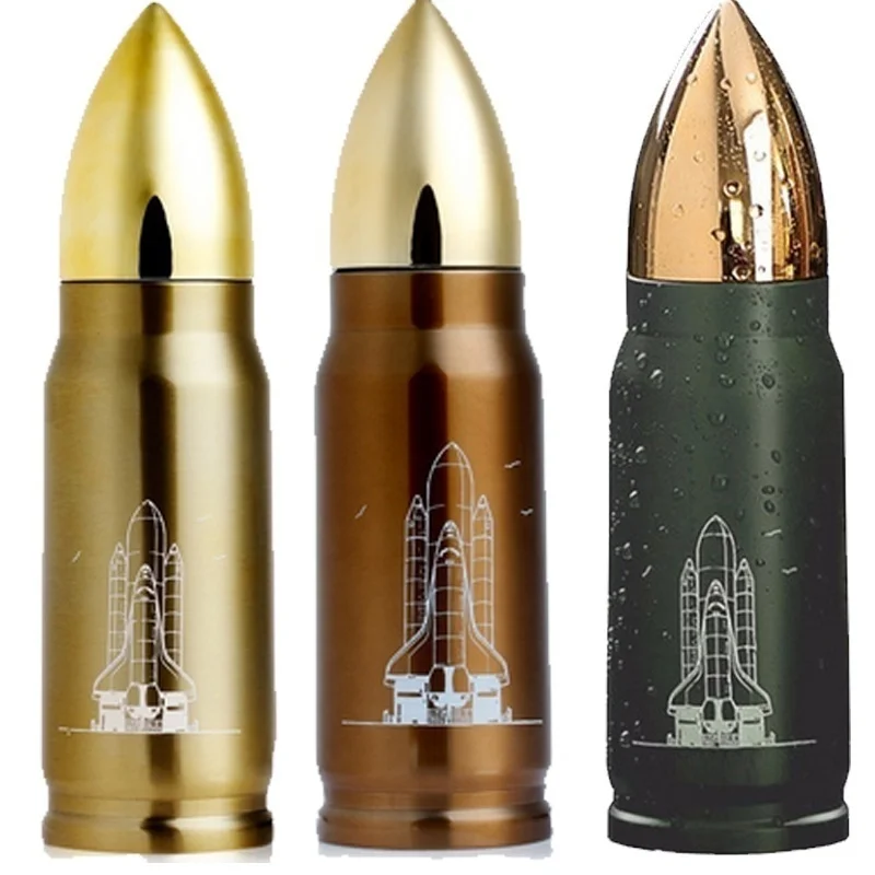 Baratos Regalo de moda para hombres 350ml 500ml termo de acero inoxidable taza de café frasco de vacío taza de viaje botella de bebida DDC 40