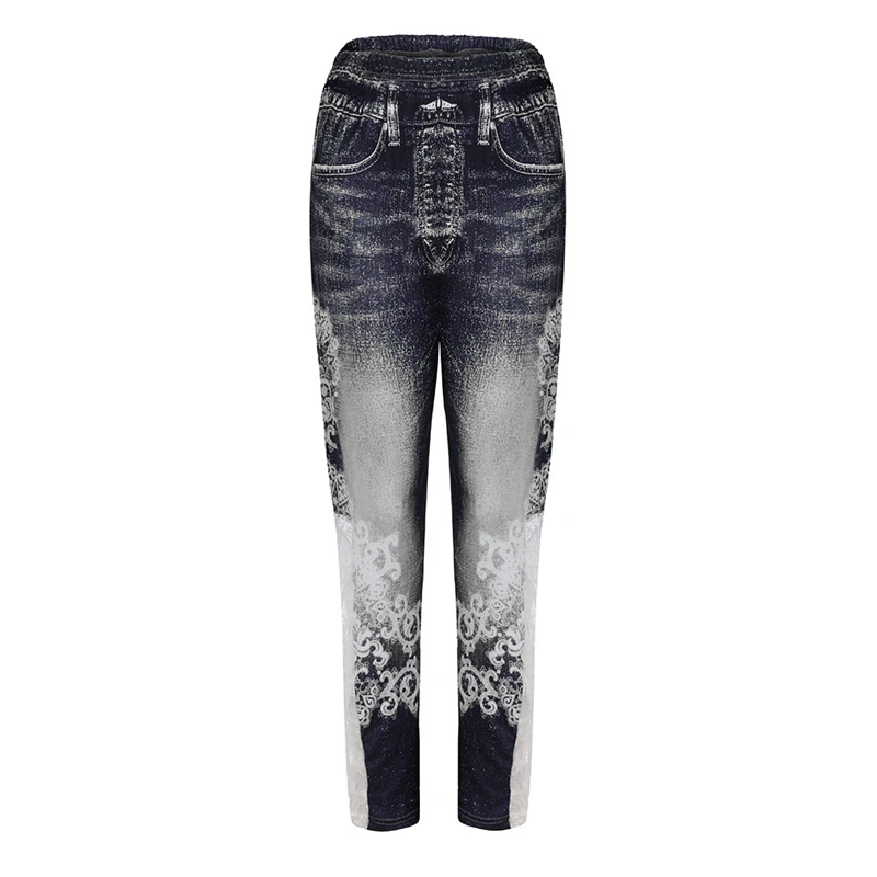 FREE OSTRICH Women Printed Yoga Fitness Leggings Striped Pants High Waist Zipper Trousers Striped Sports Pants Female Bottom 926