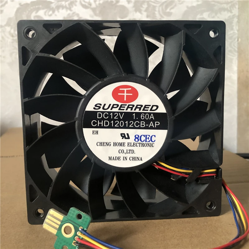 Новинка и оригинал модель Qianhong CHD12012CB-AP 12 В 1 60 А 4-проводной вентилятор охлаждения