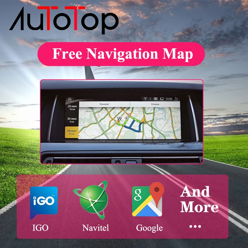 AUTOTOP 8 "Android 10 0 автомобильное радио GPS навигация для E60 E61 E62 E63 E90 E91 2004 2009 CIC CCC