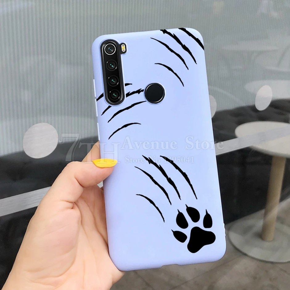 xiaomi leather case handle Dễ Thương Mèo Hoạt Hình Dành Cho Xiaomi Redmi Note 8 Ốp Lưng Redmi Note 8 T Kẹo Ốp Lưng Silicone Dùng Cho Redmi note8 Pro 8 T Mềm Capas best flip cover for xiaomi