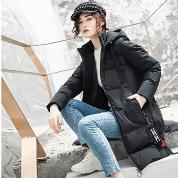 

Winter Coat Women Korean 90% White Duck Down Jacket Women Down Coat Puffer Jacket Parka Casaco 6832 YY1315