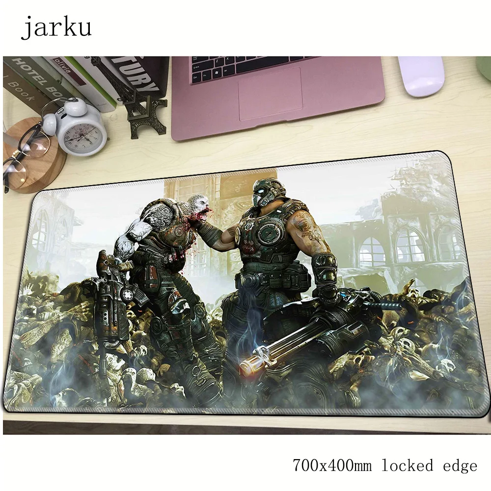 

gears of war mouse pad gamer 700x400mm notbook mouse mat large gaming mousepad large best pad mouse PC desk padmouse