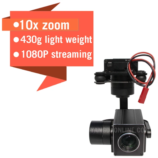 $US $898.00 Zoom Camera for Drone 1080P 10X and UAV Drone Camera Gimbal Stabilizer for Aerial Cinematography In