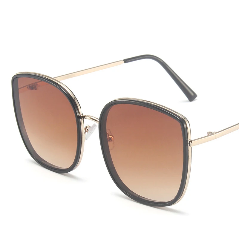 Óculos de sol oversized cateye para mulher estilo moda marca_voghion.com