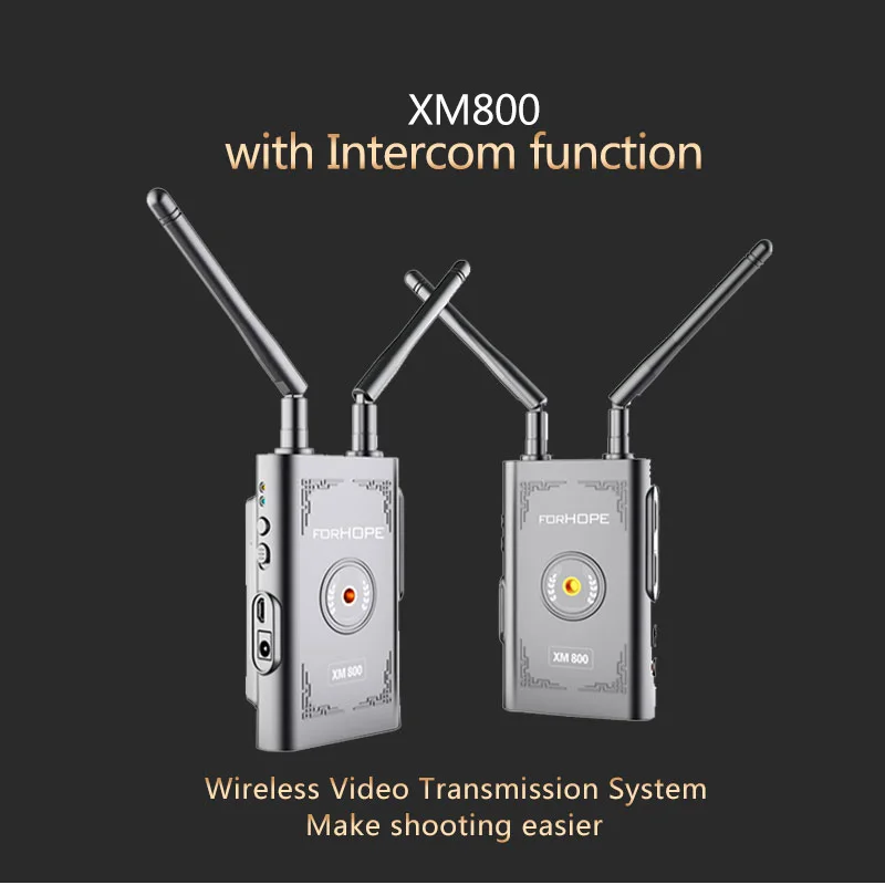 FORHOPE XM800 полная дуплексная Беспроводная система передачи видео с функцией
