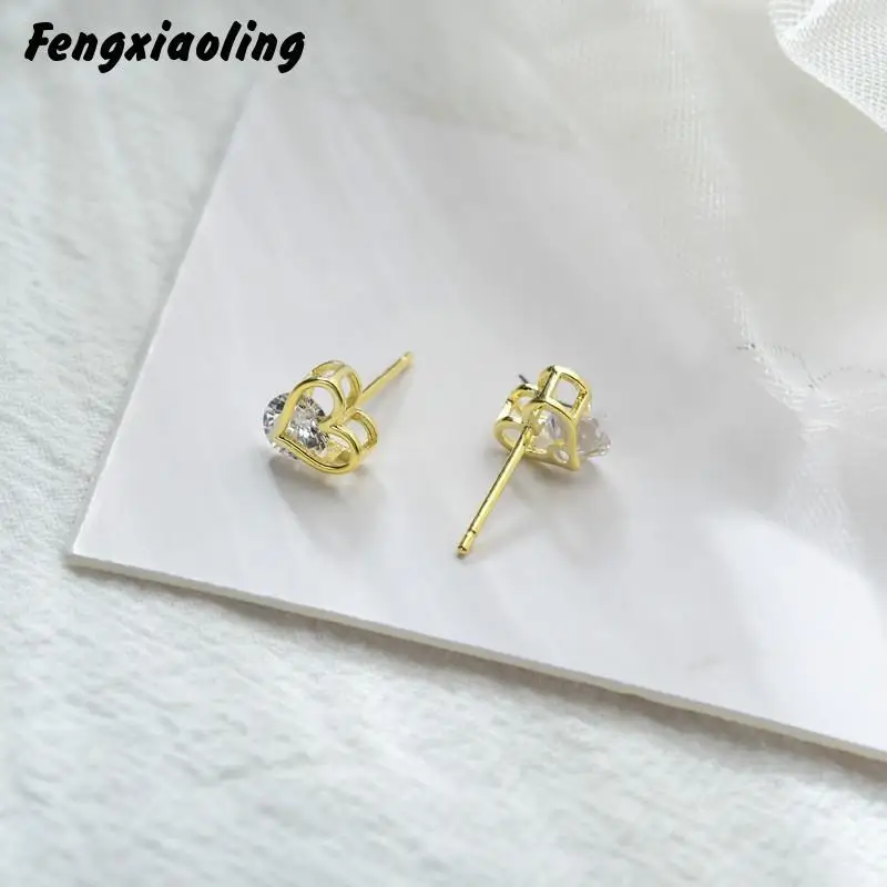 Женские серьги гвоздики из серебра 2019 пробы|Серьги-гвоздики| |