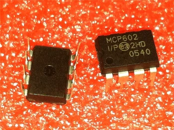 

10pcs/lot MCP602-I/P MCP602 DIP8 2.7V to 5.5V Single Supply CMOS Op Amps In Stock