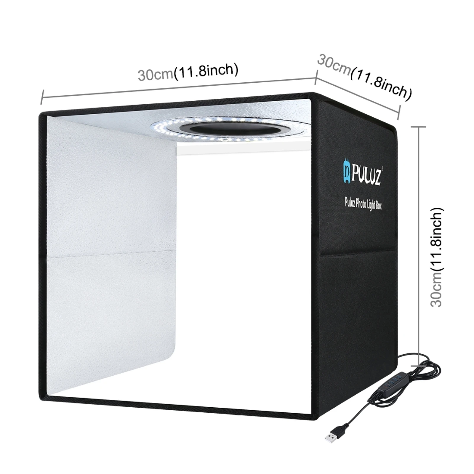 Puluz Photo Studio Box Folding Photography Lightbox Photo Shooting Tent Box Kit 6/12 Color Backdrop Photo Light Box Softbox Kit photo studio box photo studio light tent