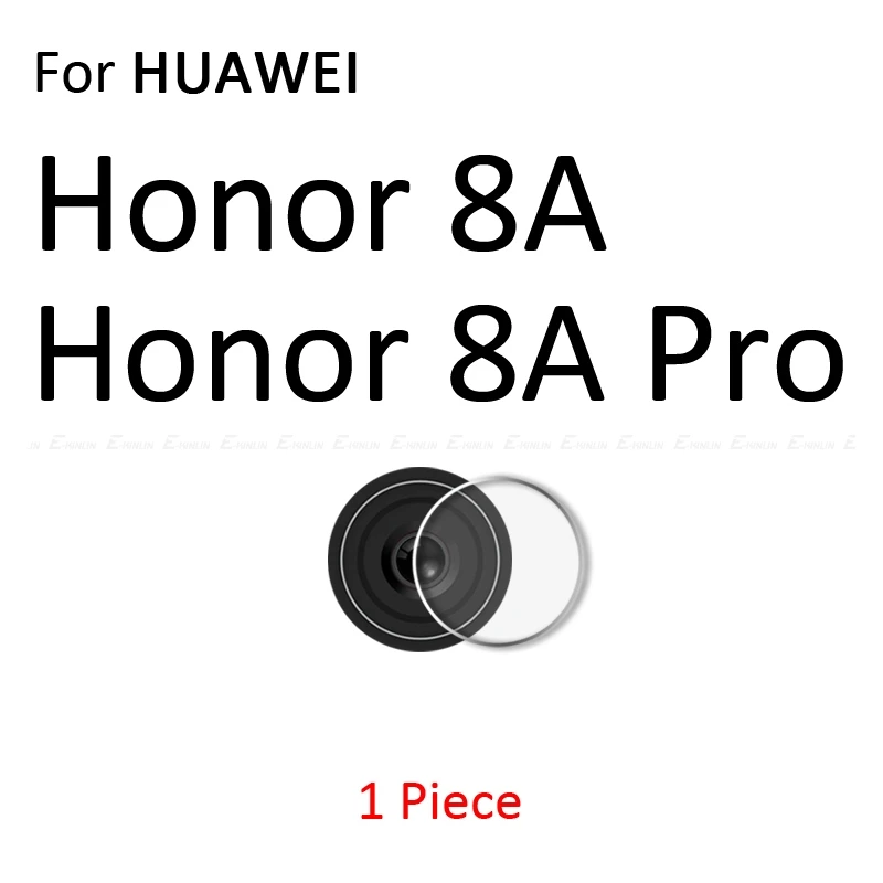 For Honor 8A Прозрачная защитная пленка для задней камеры HuaWei Honor 8A 6A 5C 6X 6C Pro 8C 7X9 8 Lite 6 Play из закаленного стекла - Цвет: For Honor 8A