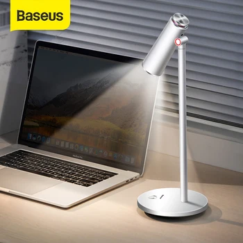 

Baseus i-wok Table Lamp LED Desk Night Lamp Eye Protection Study Reading Light USB Rechargeable Desktop Office Work Table Lamp