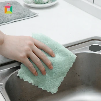 

Printing Water Absorption Dish Cloth Does Not Stick Oil Clean Rag Wipe Towel Cozy