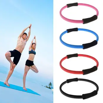 

Yoga Ring Exercise Pilates Ring Magic Circle Dual Grip Loop Fitness Weight Equipment Sporting Body Lose Massage Goods N4J1