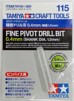 

Tamiya 74115 Model Craft Tools Fine Pivot Drill Bit 0.4mm (Shank Dia. 1.0mm)