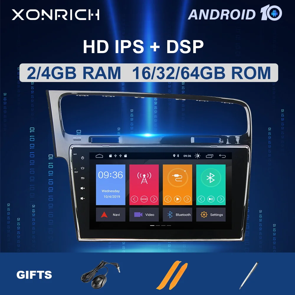 9 \8 ядер IPS DSP 4G 64G 1Din Android 10 автомобильный мультимедийный плеер для Volkswagen VW Golf 7 Авторадио Стерео GPS навигация головное устройство 9 \8 ядер IPS DSP 4G 64G 1Din Android 10 автомобильный мультимедийный плеер для Volkswagen VW Golf 7 Авторадио Стерео GPS навигация головное устройство